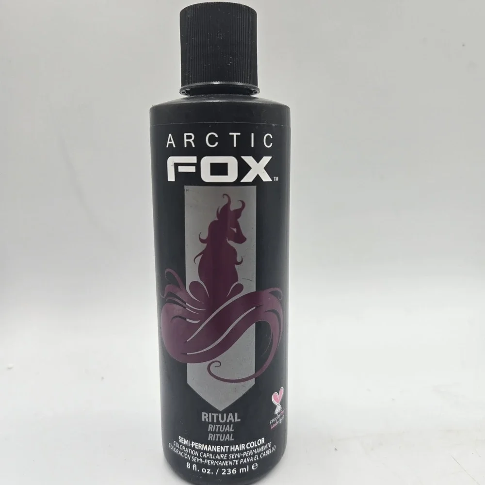 New ARCTIC FOX Semi-Permanent Hair Dye Purple Ritual Vegan Ammonia-Free 8 Fl Oz